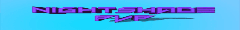 NightShadePvP Minecraft server banner