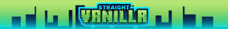 Straight Vanilla Minecraft server banner