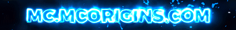 mcorigins Minecraft server banner