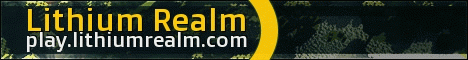 LithiumCraft Vanilla Survival Minecraft server banner
