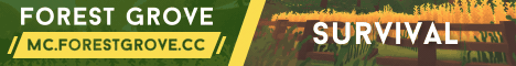 Forest Grove Minecraft server banner