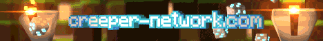 Creeper Network Minecraft server banner