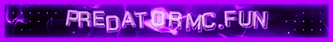 Predator Mc Minecraft server banner