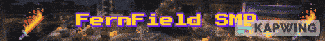 FernField SMP Minecraft server banner