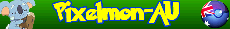 Pixelmon-AU Minecraft server banner