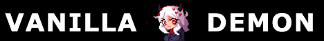 Vanilla Demon Minecraft server banner