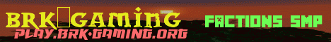 Brk-Gaming Minecraft server banner