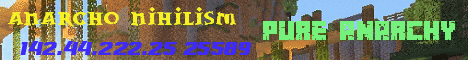 Anarcho Nihilism Minecraft server banner