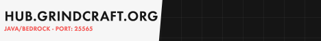 GrindCraft Minecraft server banner