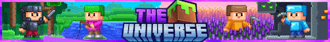 The Universe Network Minecraft server banner