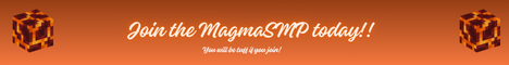 MagmaSMP Minecraft server banner