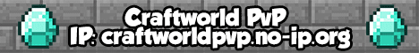 Craftworld Minecraft server banner