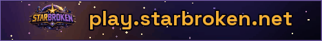 Starbroken Minecraft server banner