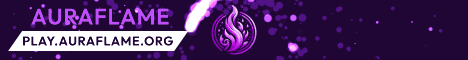 AuraFlame Minecraft server banner