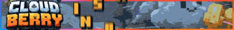 CloudBerry Minecraft server banner