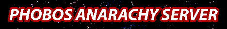 Phobos - Anarchy Without Hacks Minecraft server banner