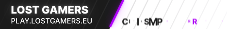 LostGamers Minecraft server banner