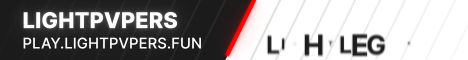 LightPvPers Minecraft server banner