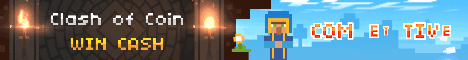 Clash of Coin Minecraft server banner