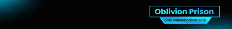 Oblivion Prison Minecraft server banner