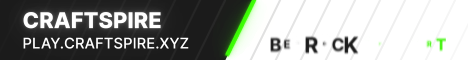 Craftspire Minecraft server banner