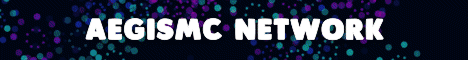 AegisMC Minecraft server banner