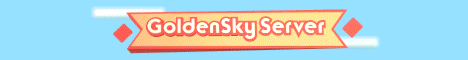 GoldenSky Server Minecraft server banner