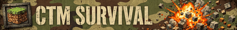 ctm survival Minecraft server banner
