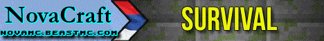 NovaCraft Minecraft server banner