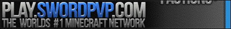 SwordPVP Minecraft server banner