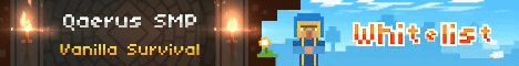Qaerus SMP Minecraft server banner
