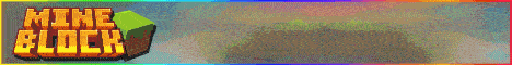 MineBlock Minecraft server banner