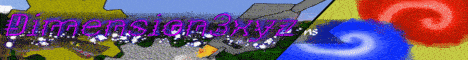 Dungeons Dragons and Space Shuttles Minecraft server banner