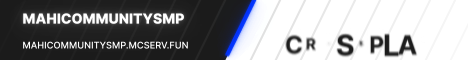 MahiCommunitySMP Minecraft server banner
