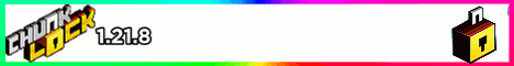 Chunklock Minecraft server banner