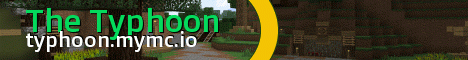 The Typhoon Minecraft server banner