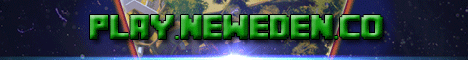 New Eden Minecraft server banner