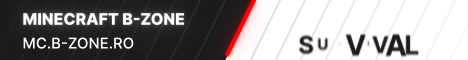 Minecraft B-Zone Minecraft server banner
