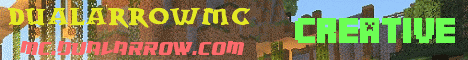 DualArrowMC Minecraft server banner