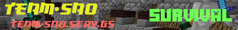 Team_SAO Minecraft server banner