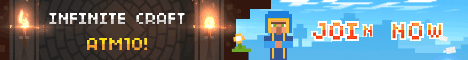 Infinite Craft Minecraft server banner