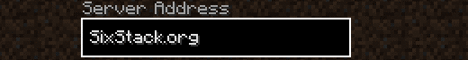 SixStack Minecraft server banner