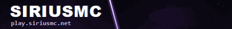 SiriusMC Minecraft server banner