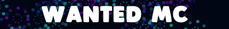 WantedMC Minecraft server banner