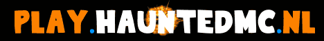 HauntedMC Minecraft server banner