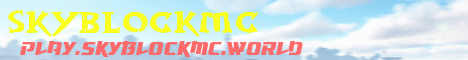 SkyblockMC Minecraft server banner