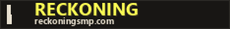 Reckoning Minecraft server banner