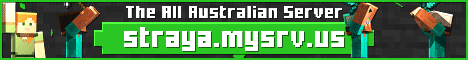Straya Minecraft server banner