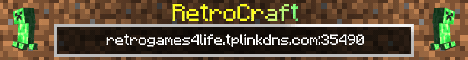 RetroCraft banner