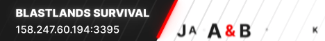 Blastlands Survival Minecraft server banner